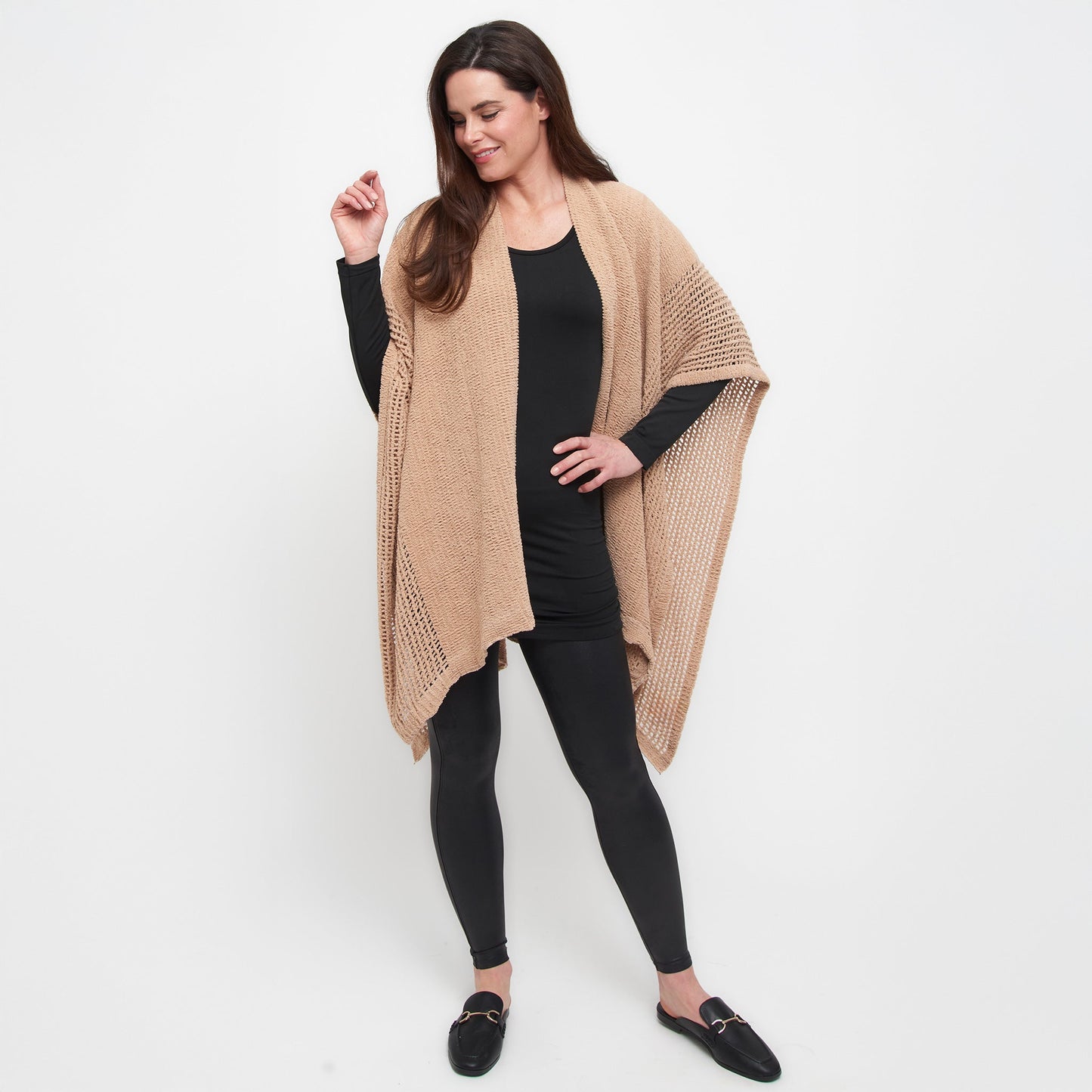 Presley Open Sweater Knit Wrap