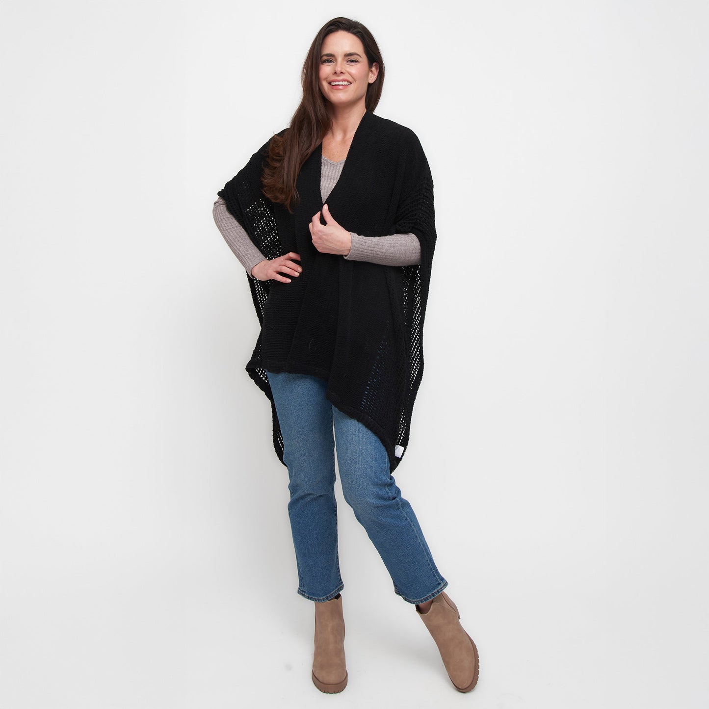 Presley Open Sweater Knit Wrap