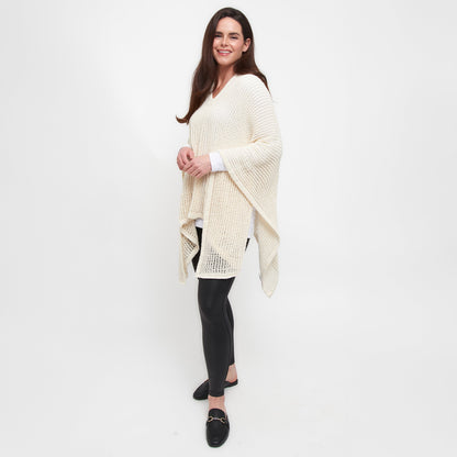 Presley Open Sweater Knit Poncho