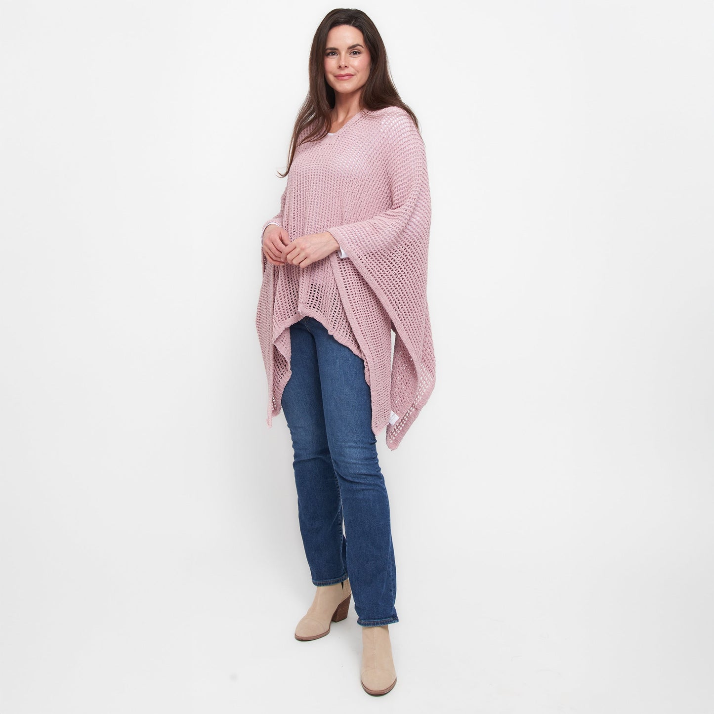 Presley Open Sweater Knit Poncho