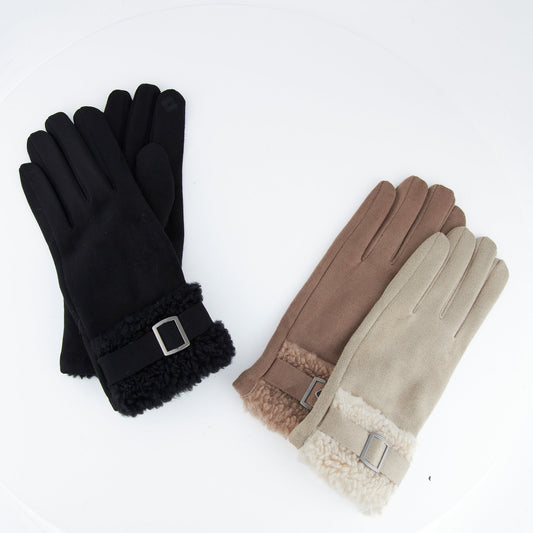 6 Piece Morgan Teddy Bear Cuff Glove Assortment