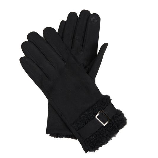 Morgan Teddy Bear Cuff Gloves