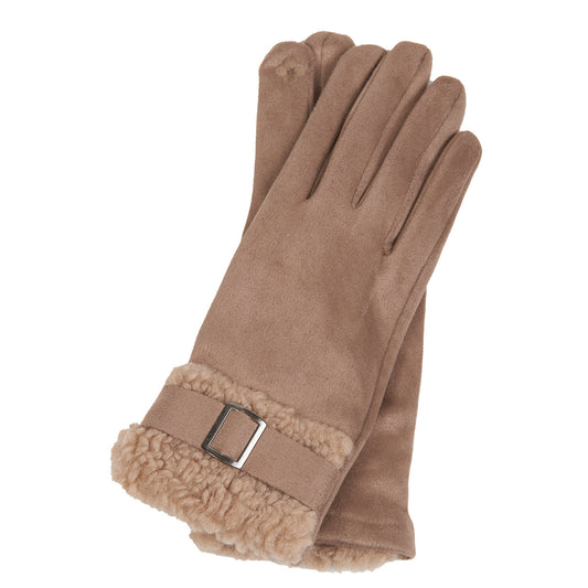 Morgan Teddy Bear Cuff Gloves