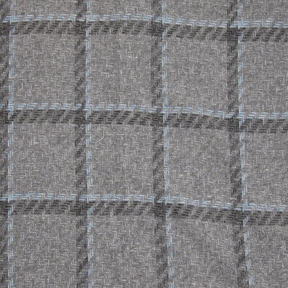 Cameron Wool Blend Windowpane Scarf