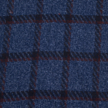 Cameron Wool Blend Windowpane Scarf