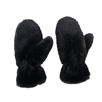 Spencer Faux Fur Mittens