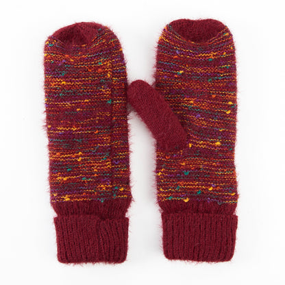 Kirry Knit Flecked Mittens