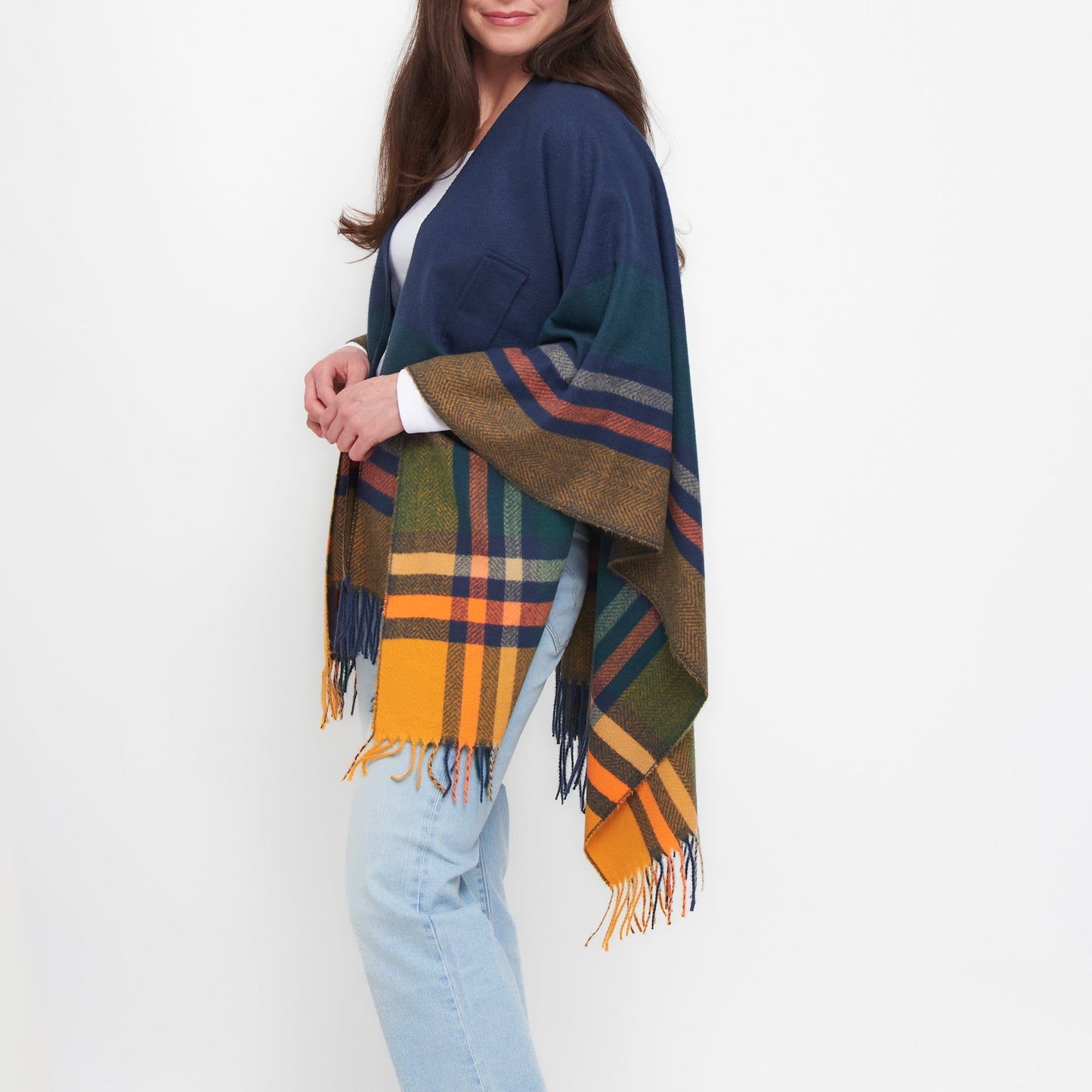 Sidney Fringe Wrap with Loop