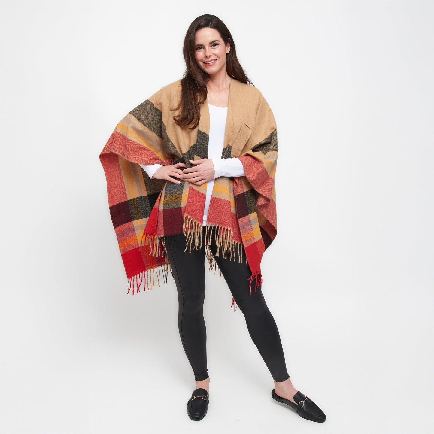Sidney Fringe Wrap with Loop