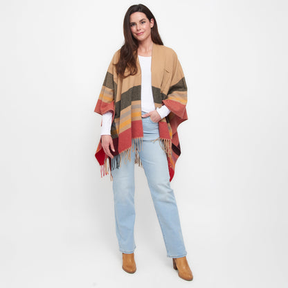 Sidney Fringe Wrap with Loop