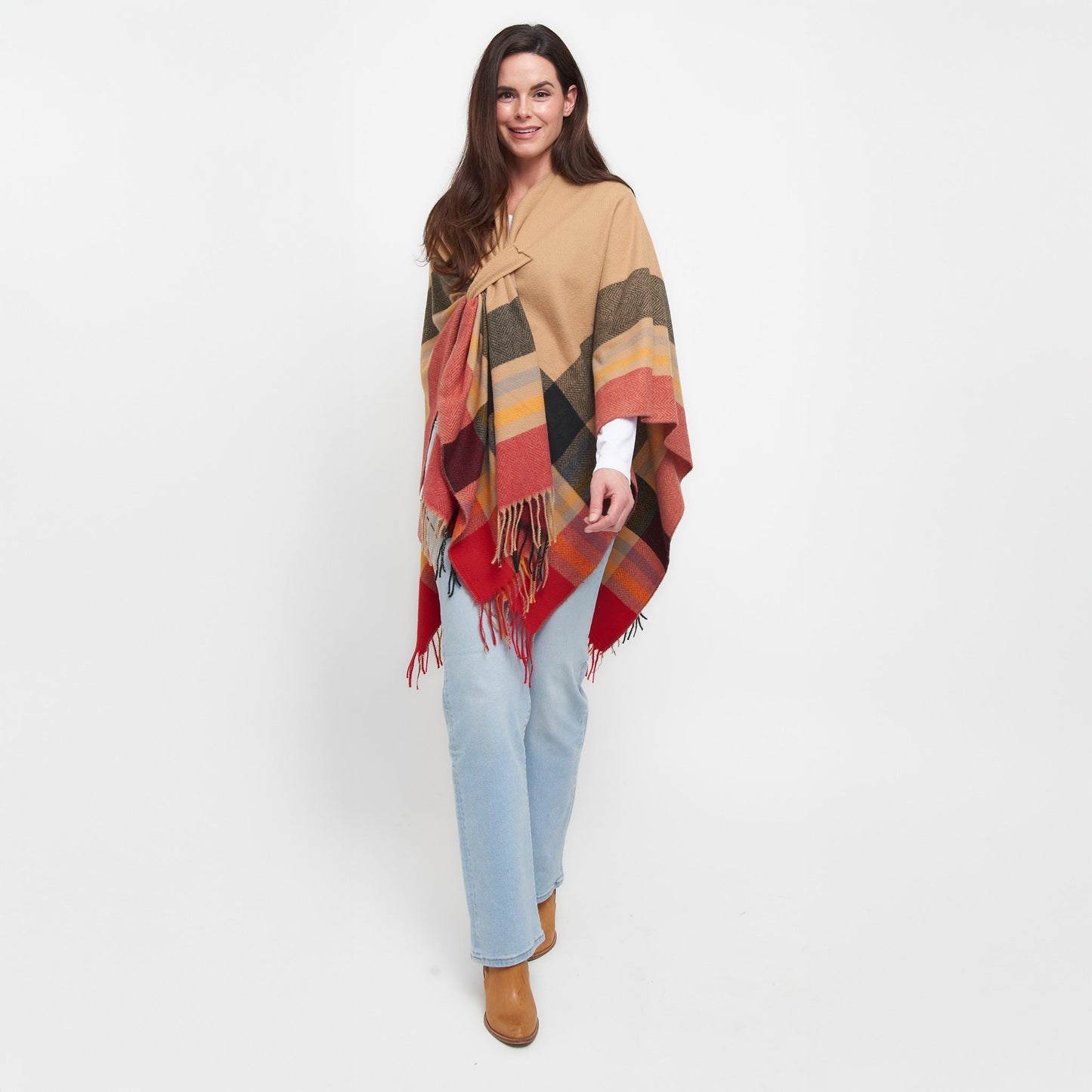 Sidney Fringe Wrap with Loop