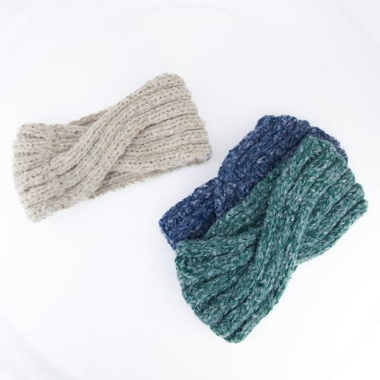 6 Piece Errin Knit Twist Winter Headband Assortment