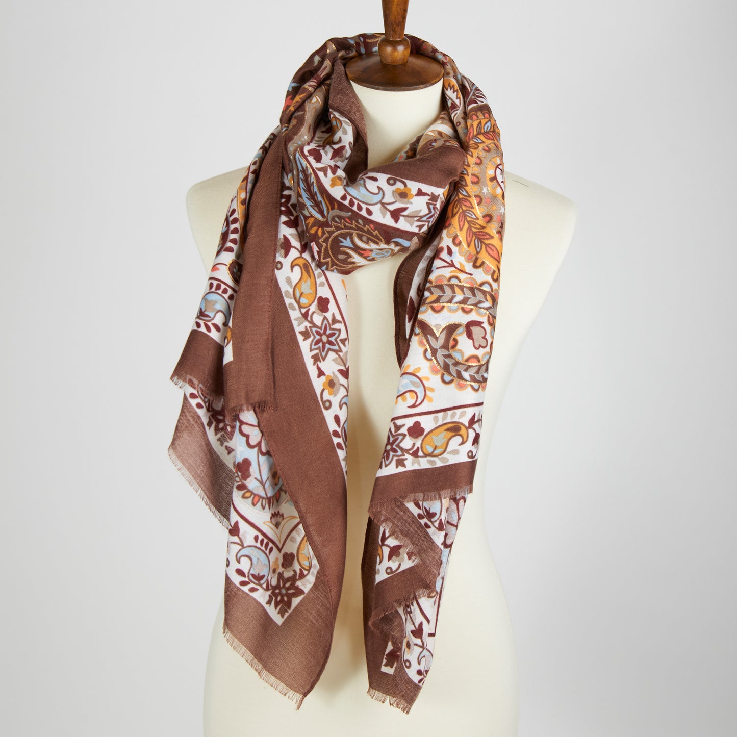 Amina Paisley Lightweight Scarf