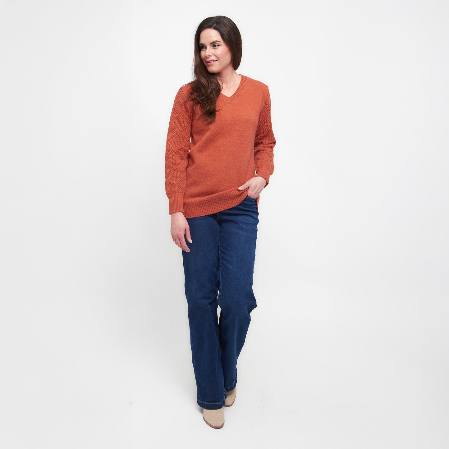 Emery Crochet Sleeve Sweater