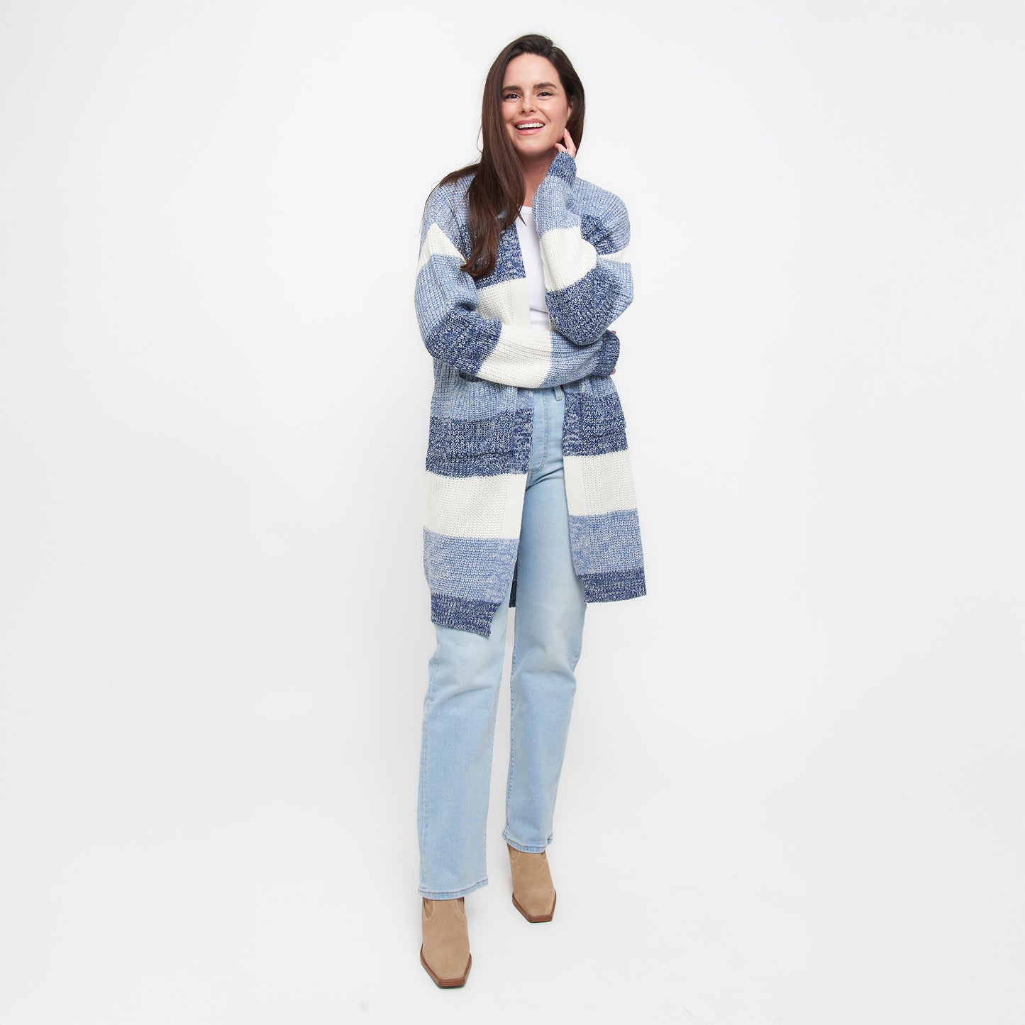 Greyson Color Block Cardigan