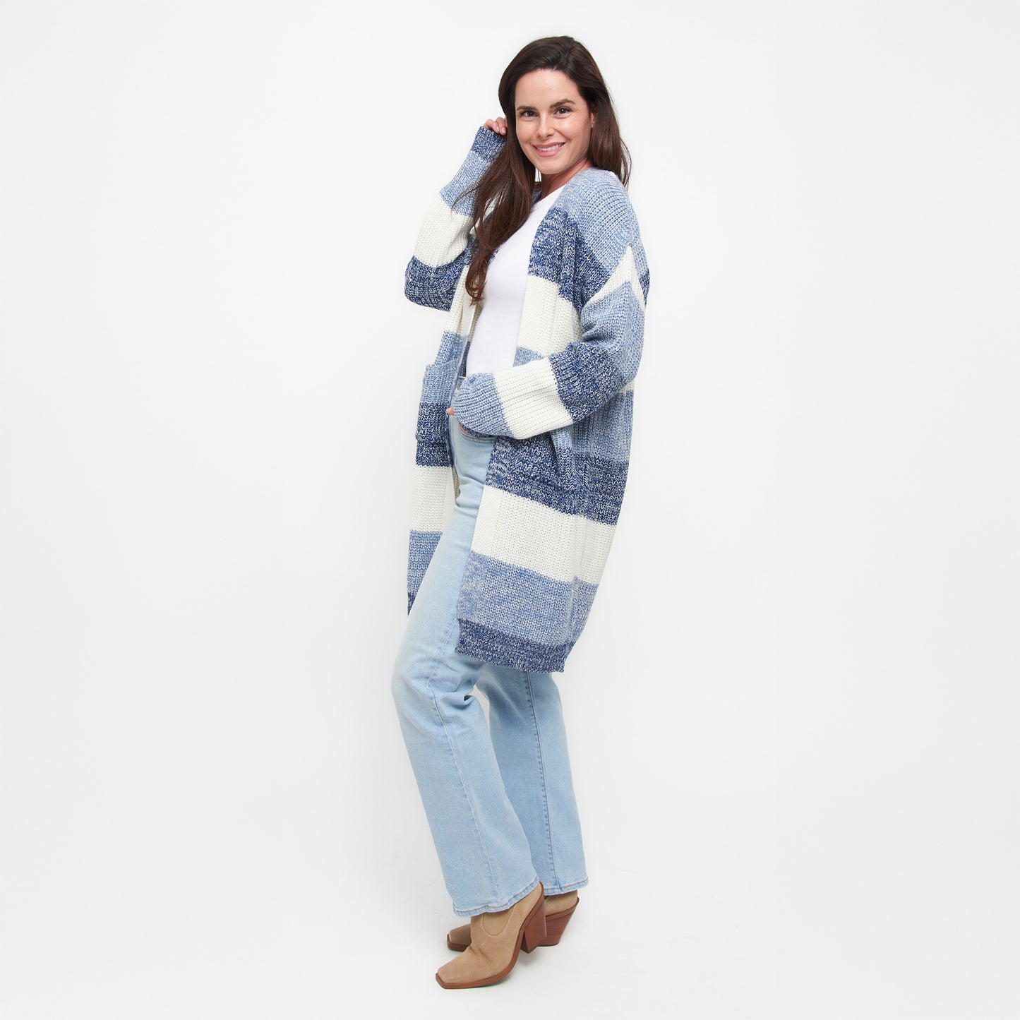 Greyson Color Block Cardigan