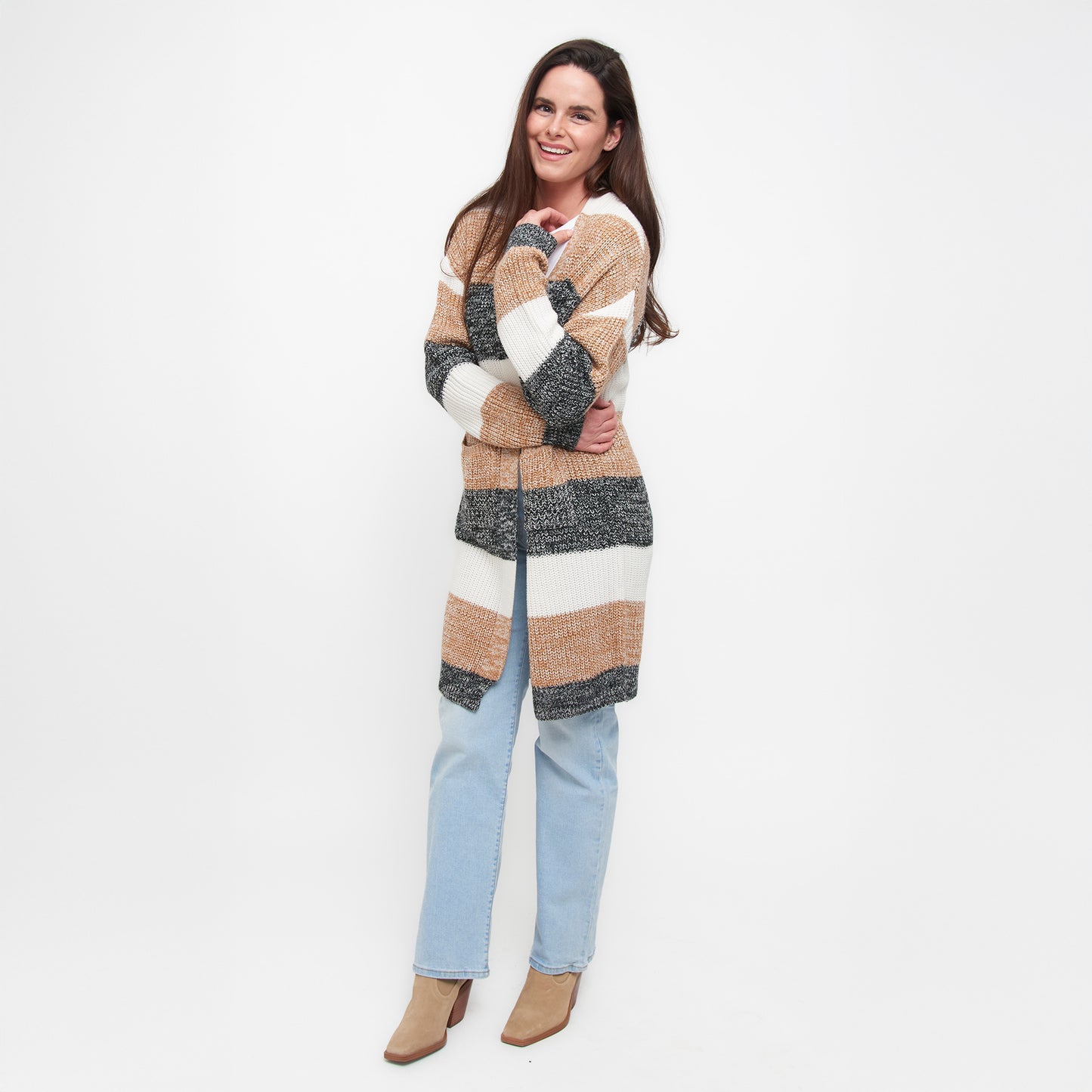 Greyson Color Block Cardigan
