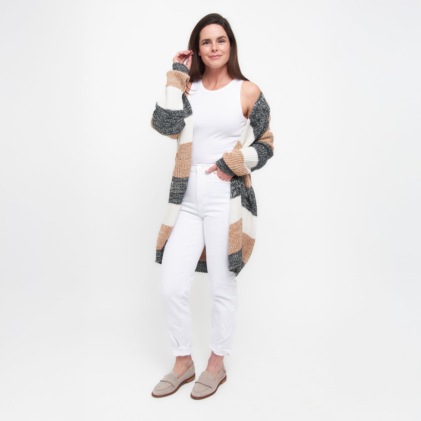 Greyson Color Block Cardigan