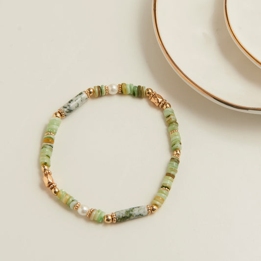 Carys Genuine Stone Stretch Bracelet