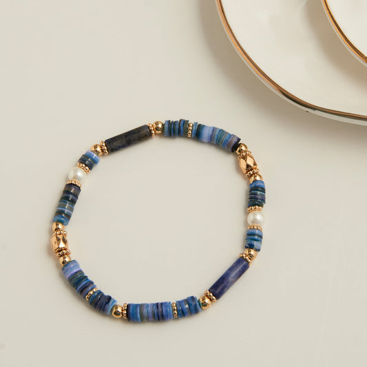 Carys Genuine Stone Stretch Bracelet