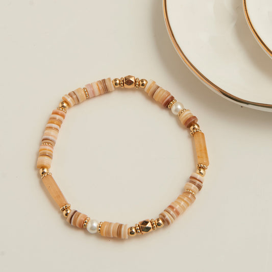 Carys Genuine Stone Stretch Bracelet