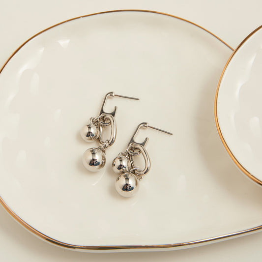 Rainey Oval Link Drop Earrings