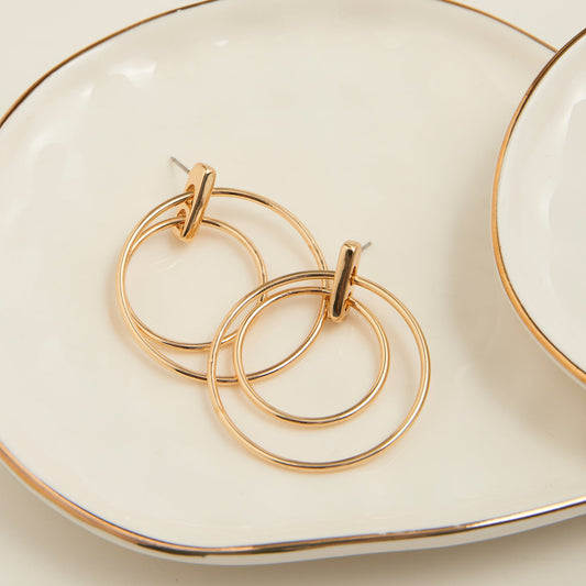 Soren Double Hoop Earrings