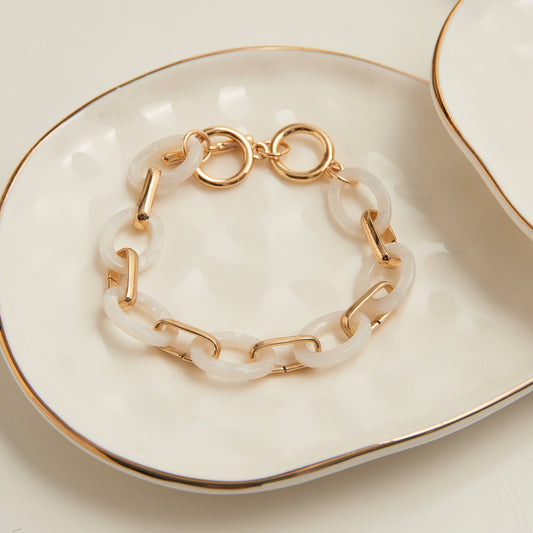 Shayne Celluloid Link Toggle Bracelet