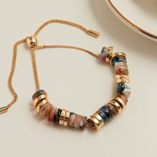 Shayne Celluloid Bolo Bracelet