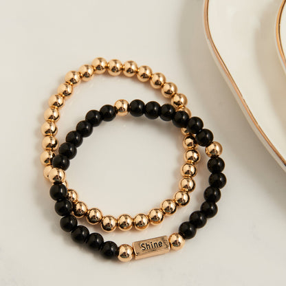 Hollynd Shine Stretch Bracelet Set