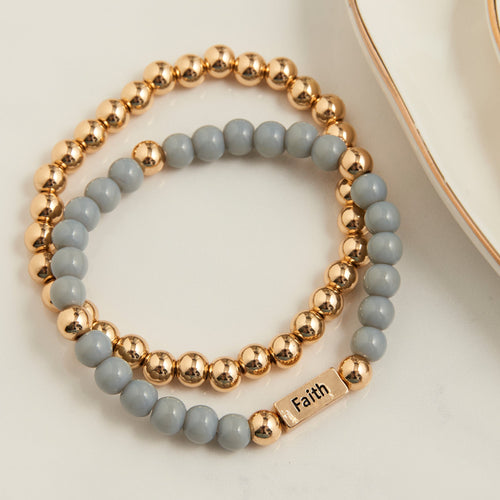 Hollynd Faith Stretch Bracelet Set