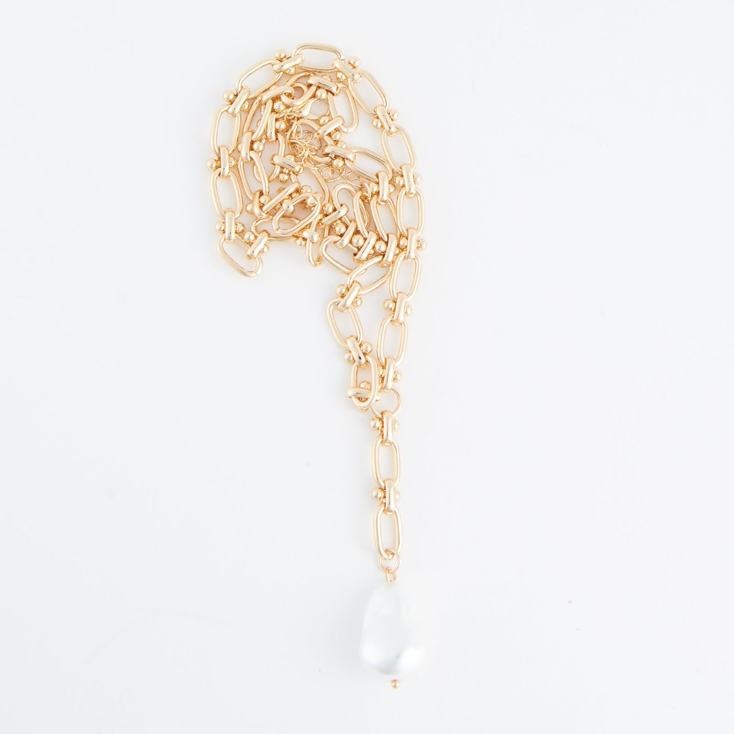 Renee Genuine Pearl Pendant Y-Necklace