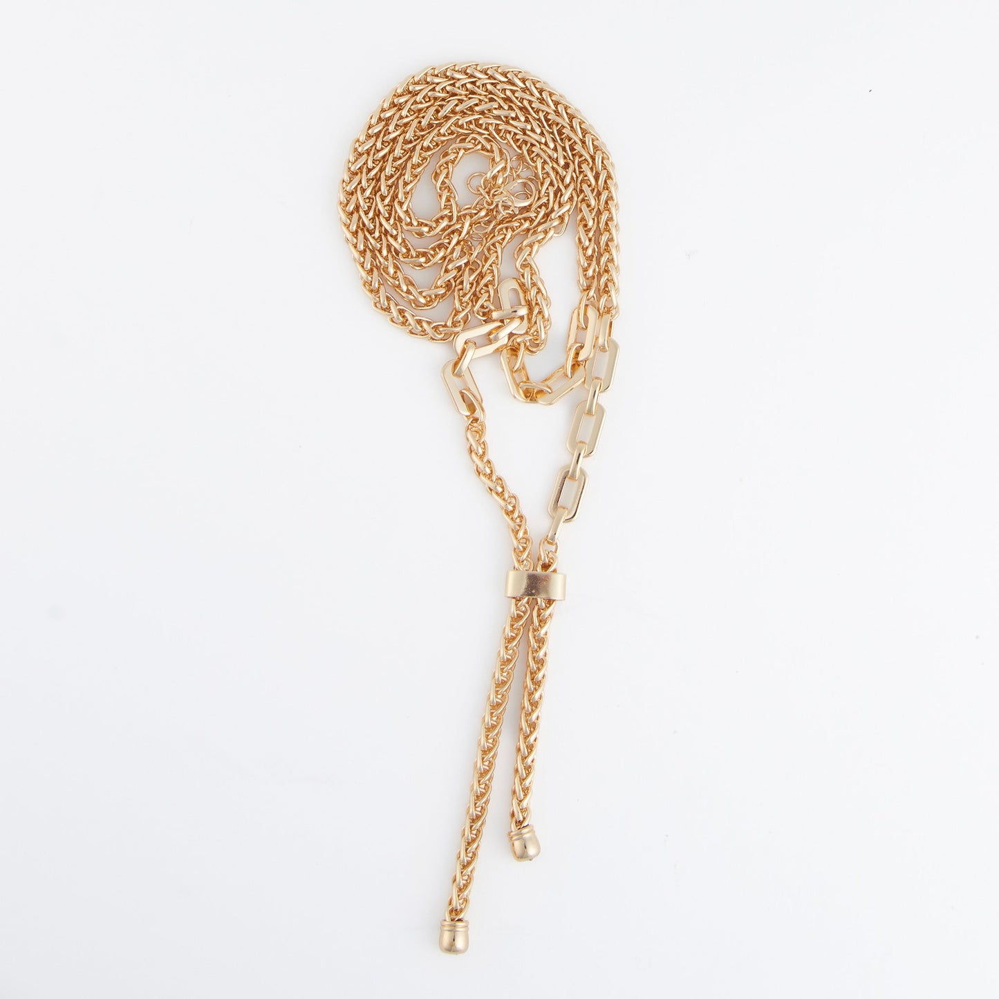 Marlowe Chunky Layered Lariat Necklace