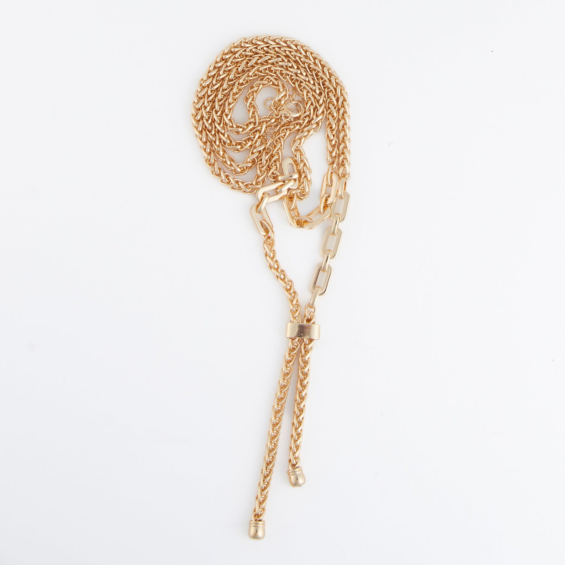 Marlowe Chunky Layered Lariat Necklace
