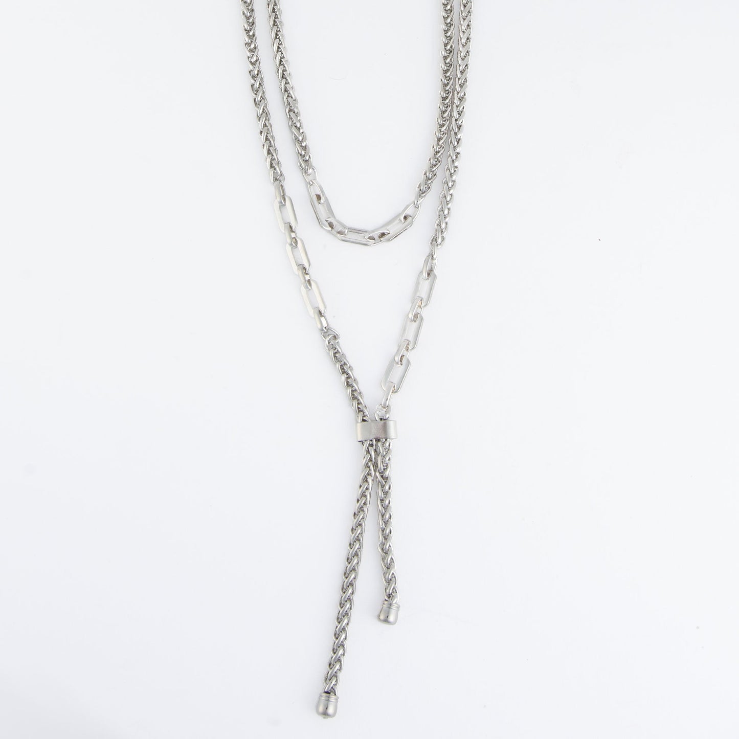Marlowe Chunky Layered Lariat Necklace