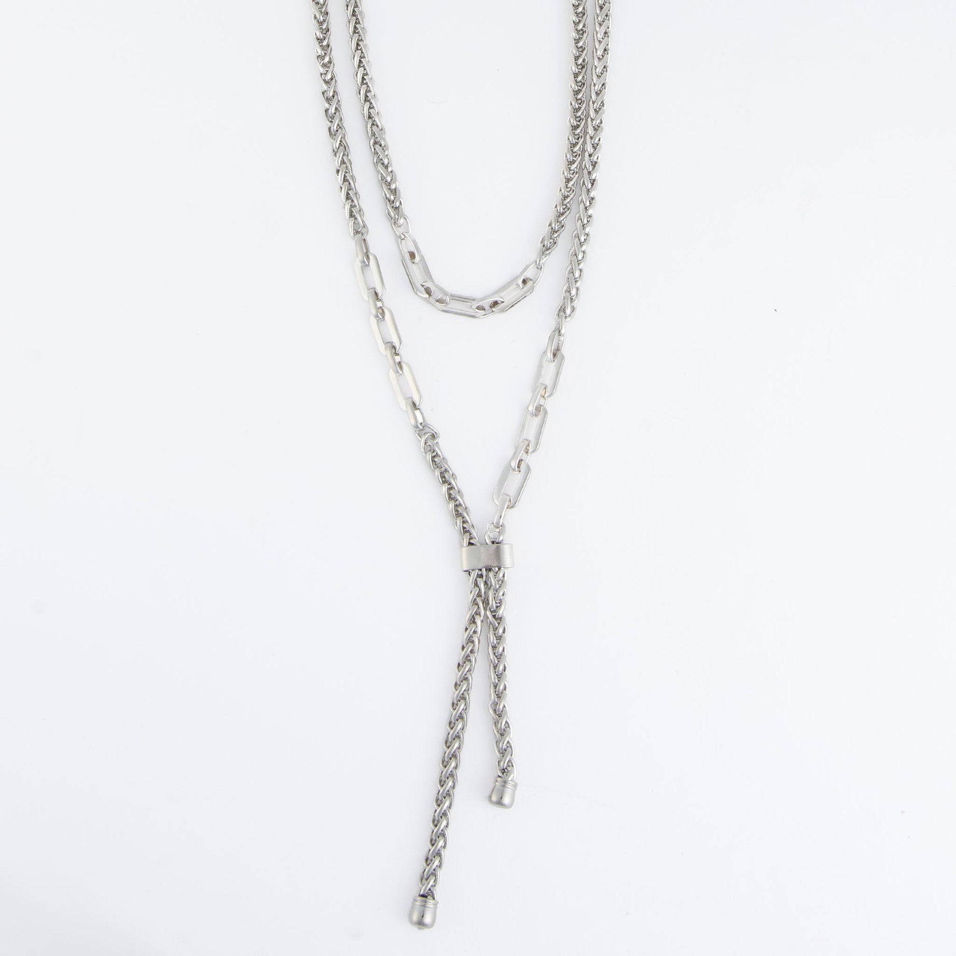 Marlowe Chunky Layered Lariat Necklace