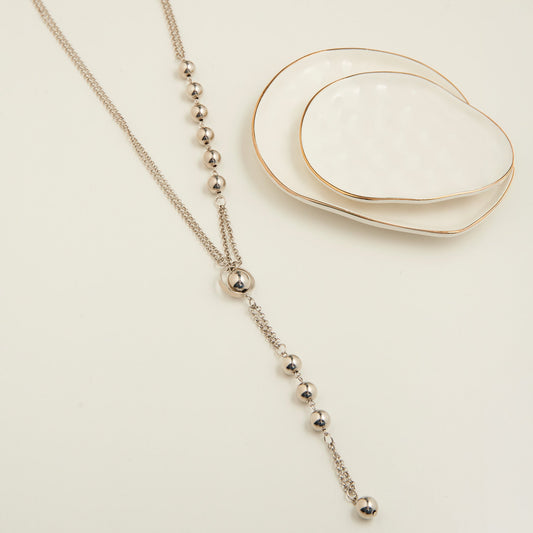 Neve Bauble Lariat Necklace
