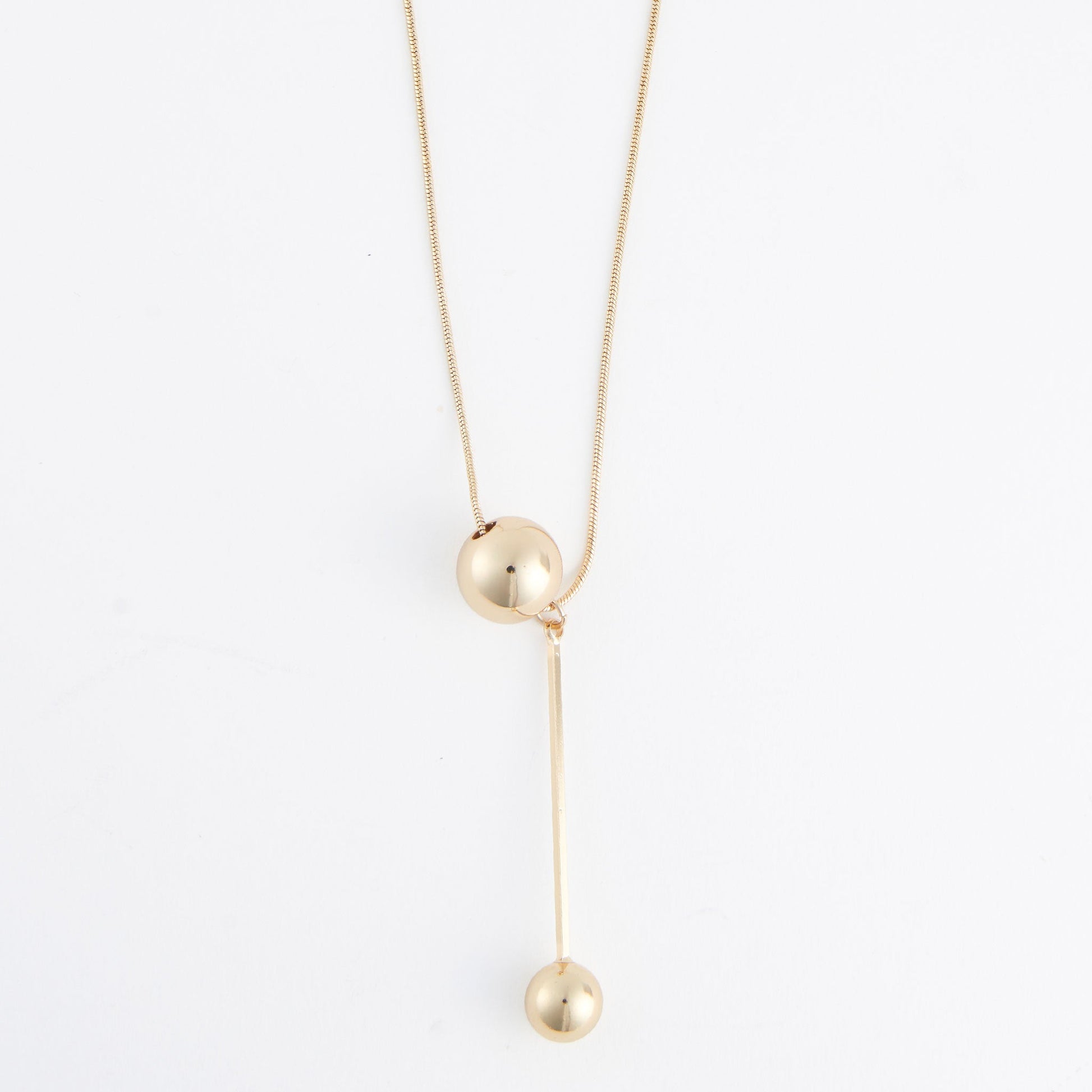 Rosalyn Slide Bauble Y-Neck Necklace