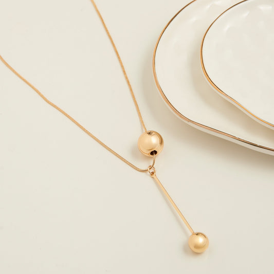 Rosalyn Slide Bauble Y-Neck Necklace