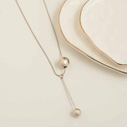 Rosalyn Slide Bauble Y-Neck Necklace
