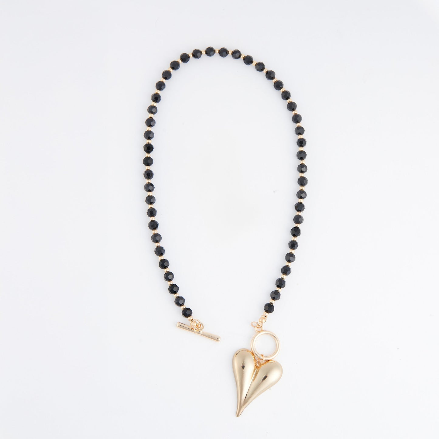 Violette Toggle Heart Pendant Necklace