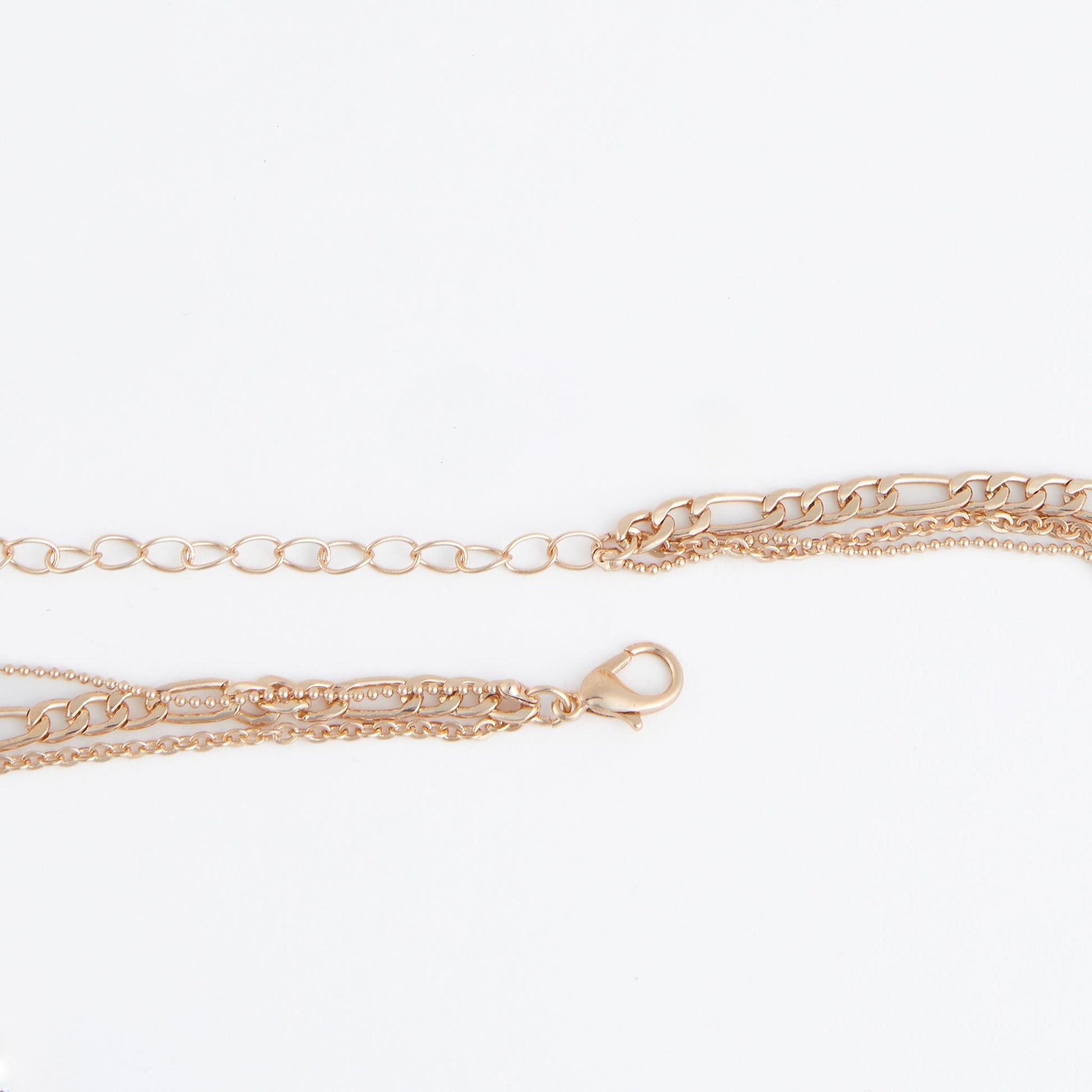Carrie Pearl & Cross Layered Necklace
