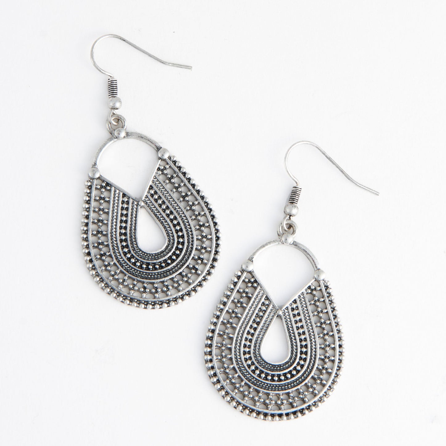 Wild Spirit Textured Curved Earrings