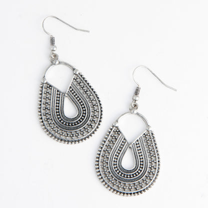 Wild Spirit Textured Curved Earrings