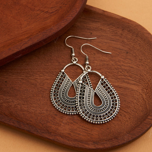 Wild Spirit Textured Curved Earrings
