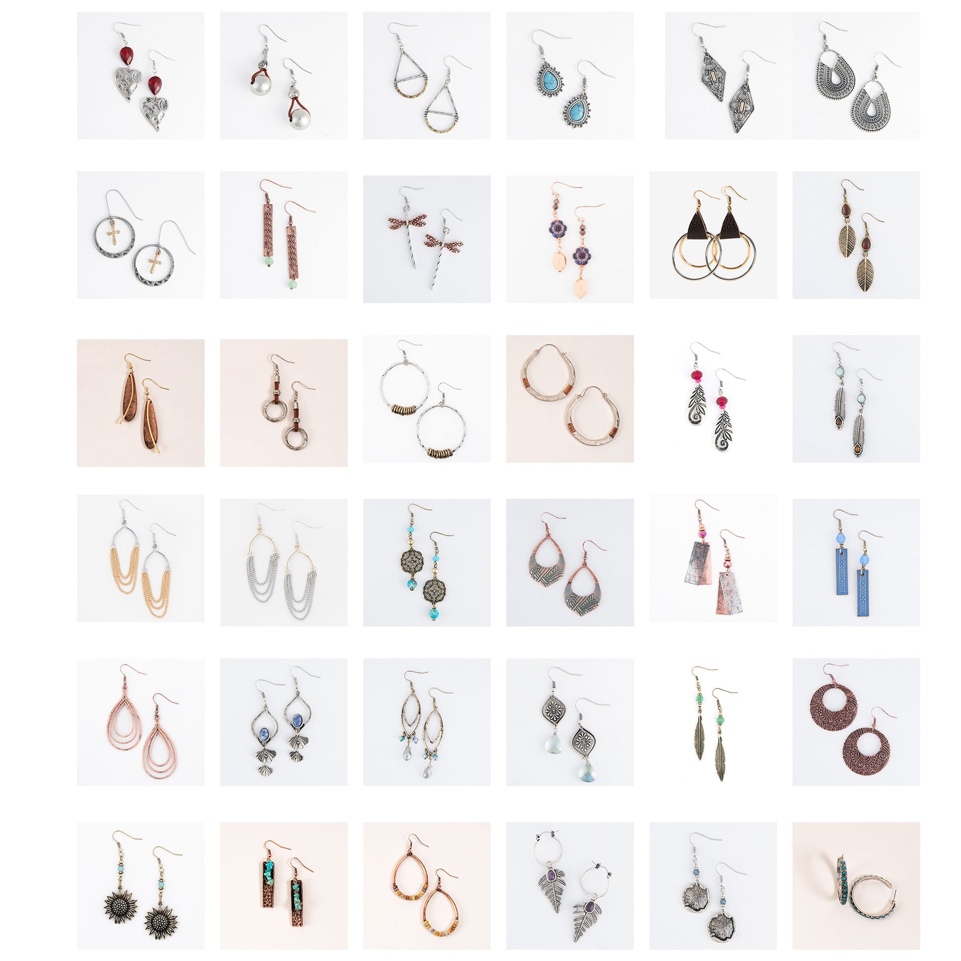 72pc Wild Spirit Earring Assortment