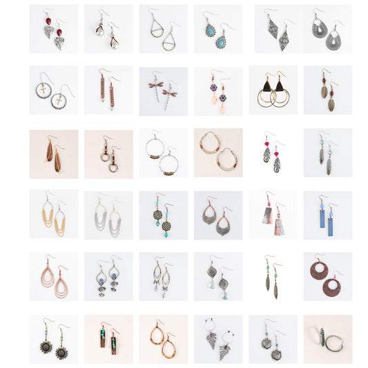 72pc Wild Spirit Earring Assortment