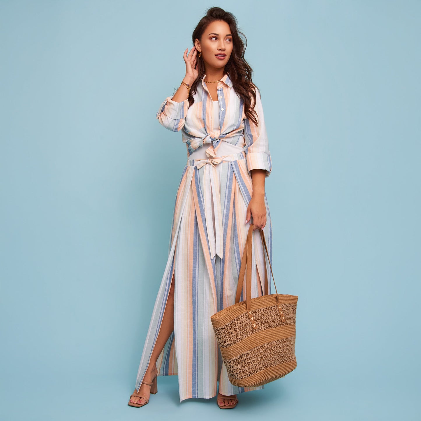 Wynn Striped Button Up Shirt