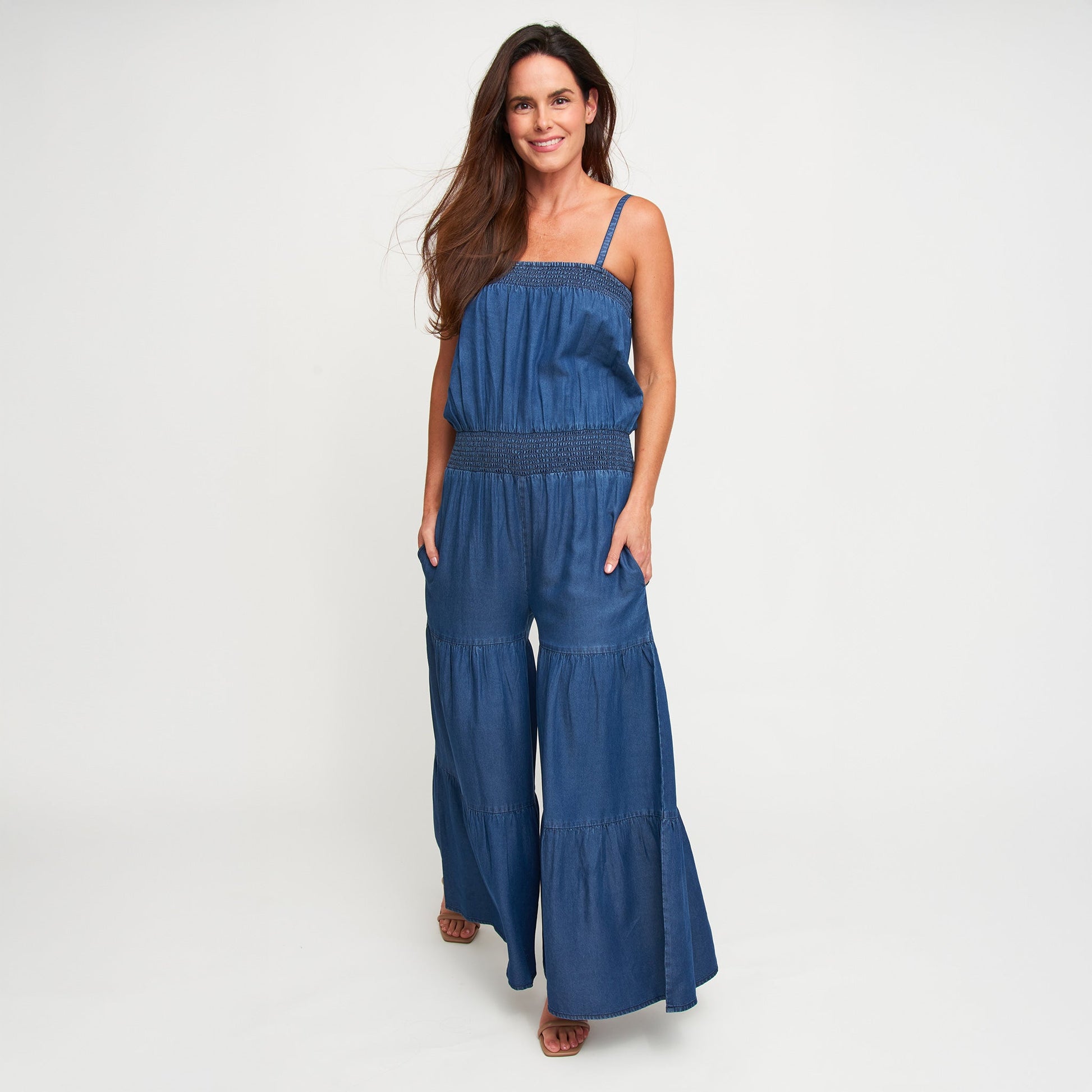Sylvie Flare Leg Jumpsuit
