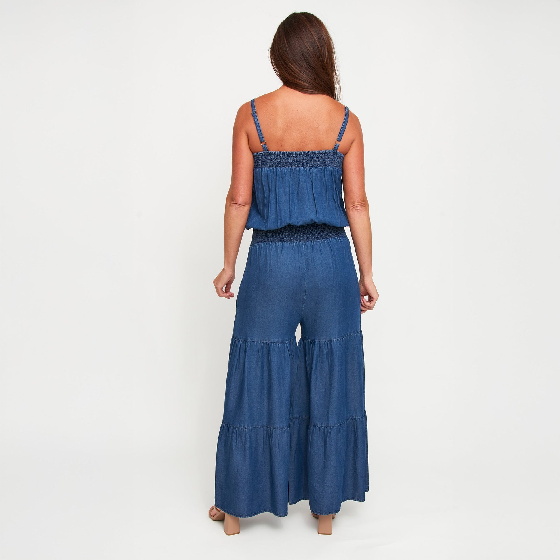 Sylvie Flare Leg Jumpsuit